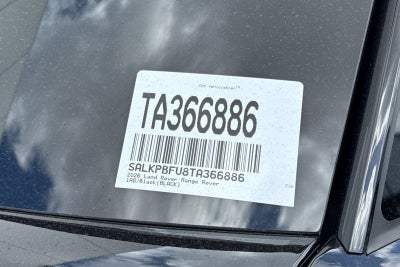 2026 Land Rover Range Rover SE LWB