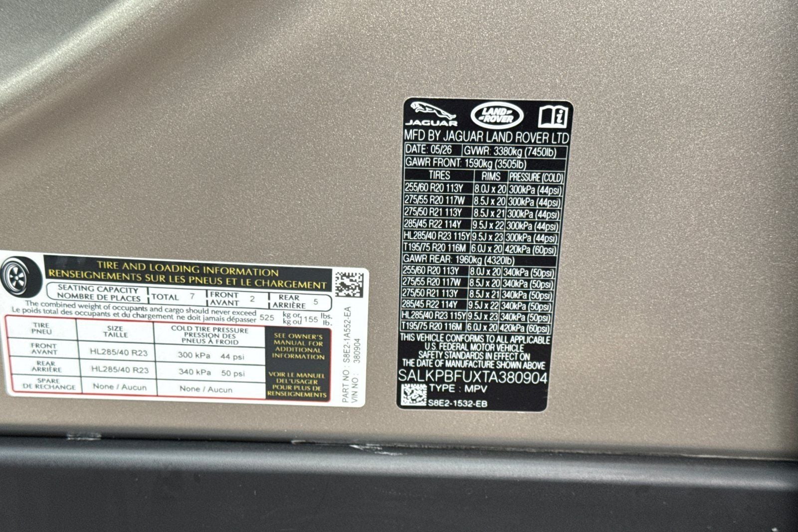 2026 Land Rover Range Rover SE LWB