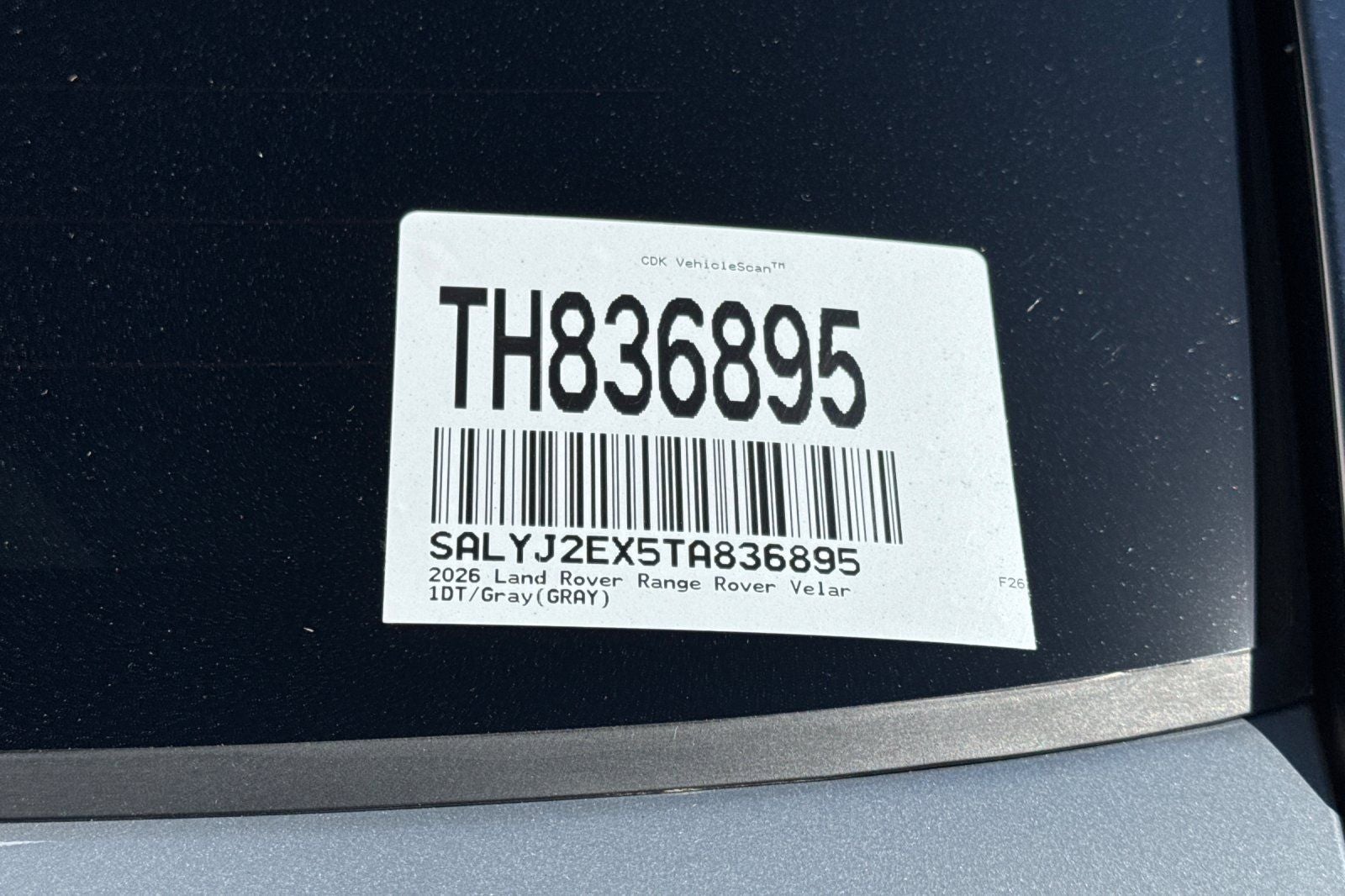 2026 Land Rover Range Rover Velar S