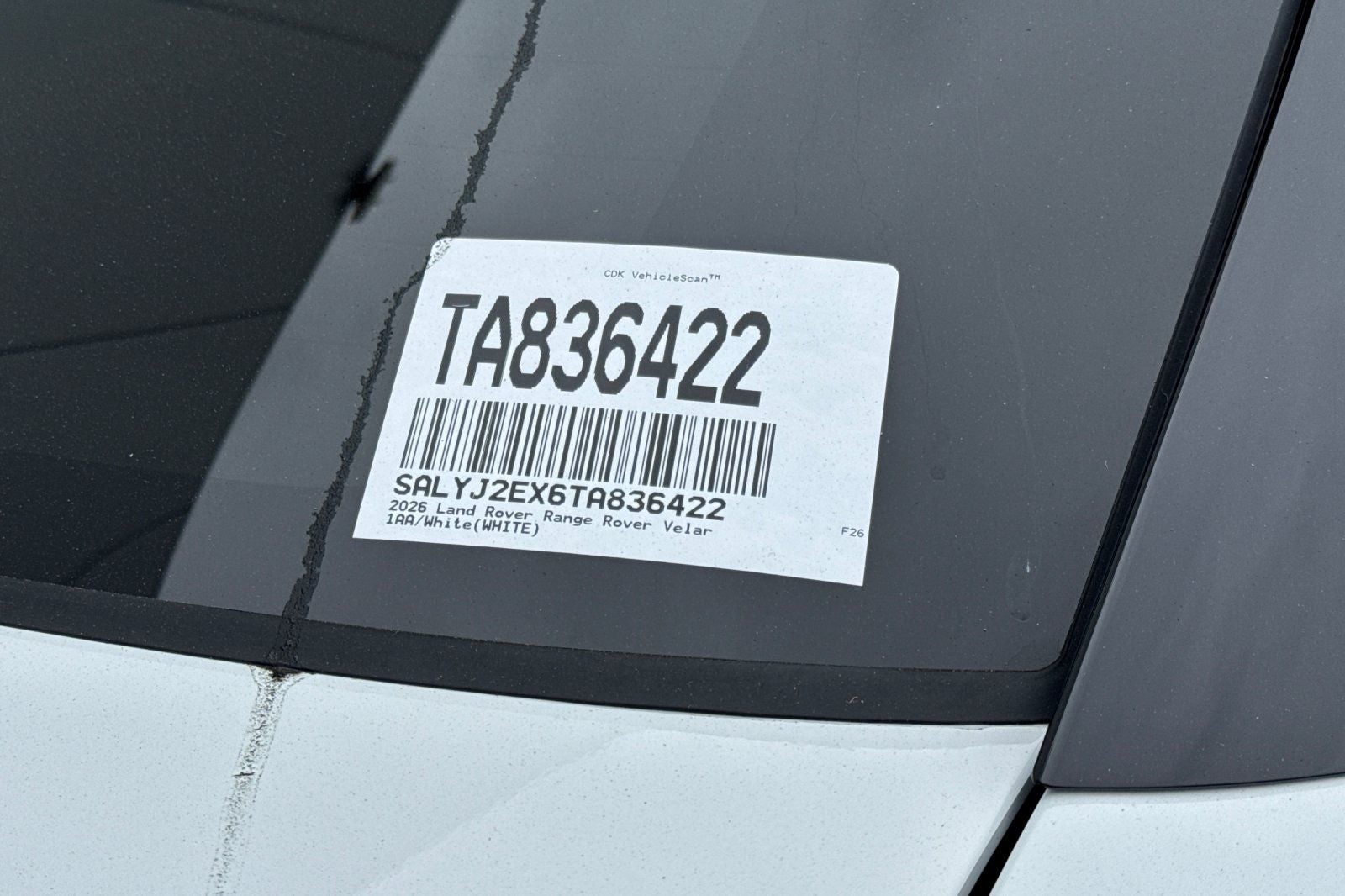2026 Land Rover Range Rover Velar S