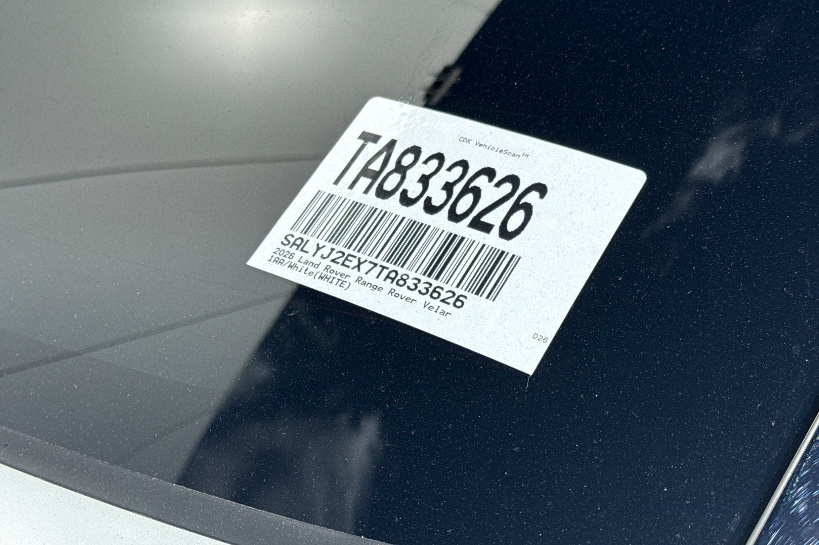 2026 Land Rover Range Rover Velar S