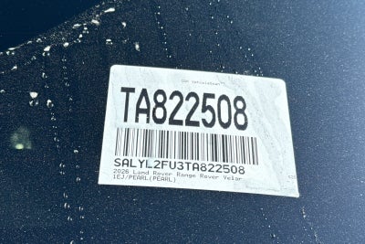 2026 Land Rover Range Rover Velar Dynamic SE