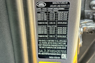 2025 Land Rover Range Rover Evoque Dynamic