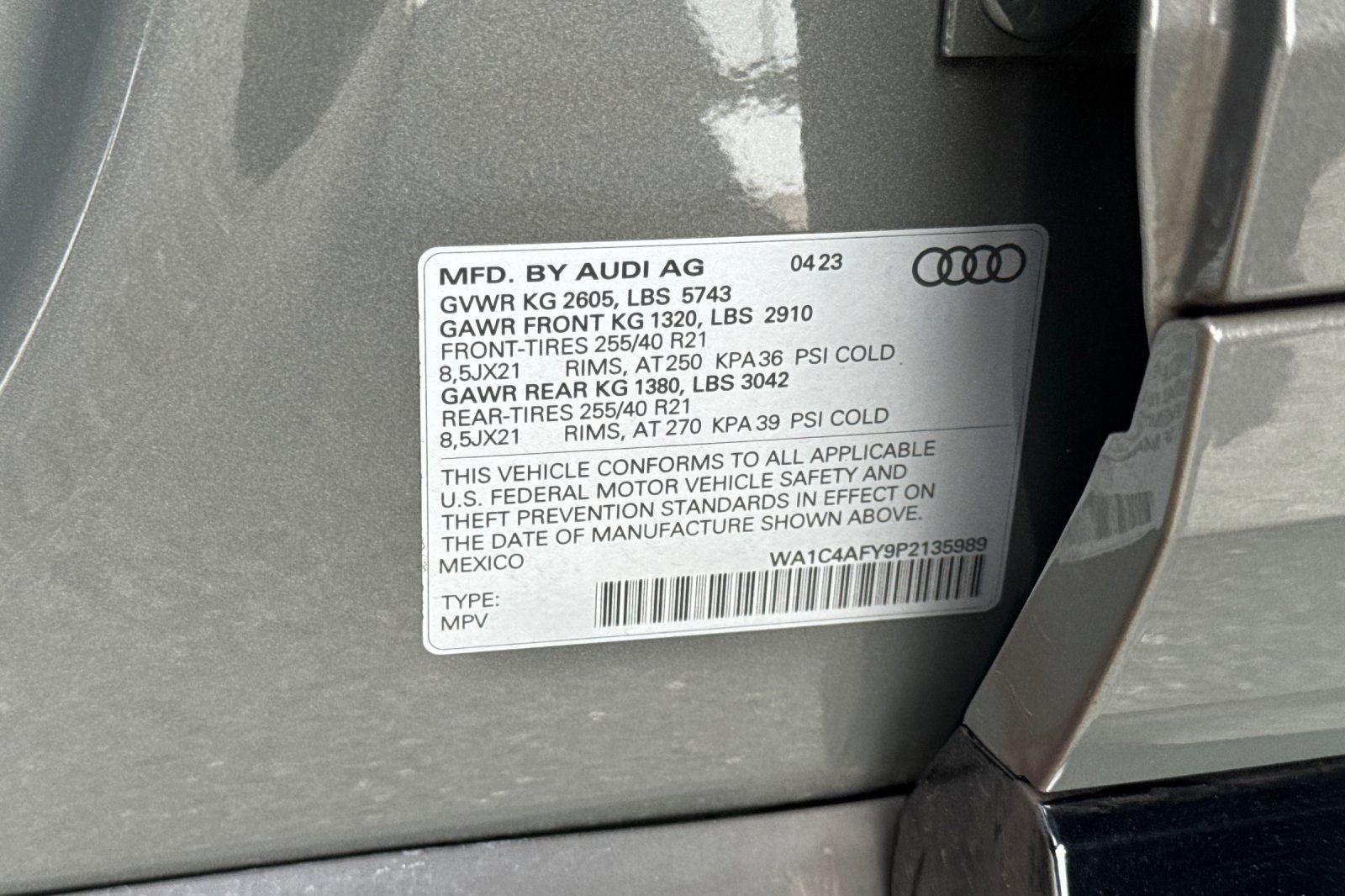 2023 Audi SQ5 Prestige quattro